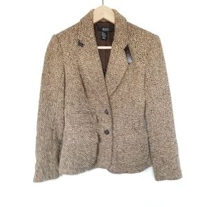 Victoria Secrets | BODY Single breast Tweed Blazer Jacket size 2